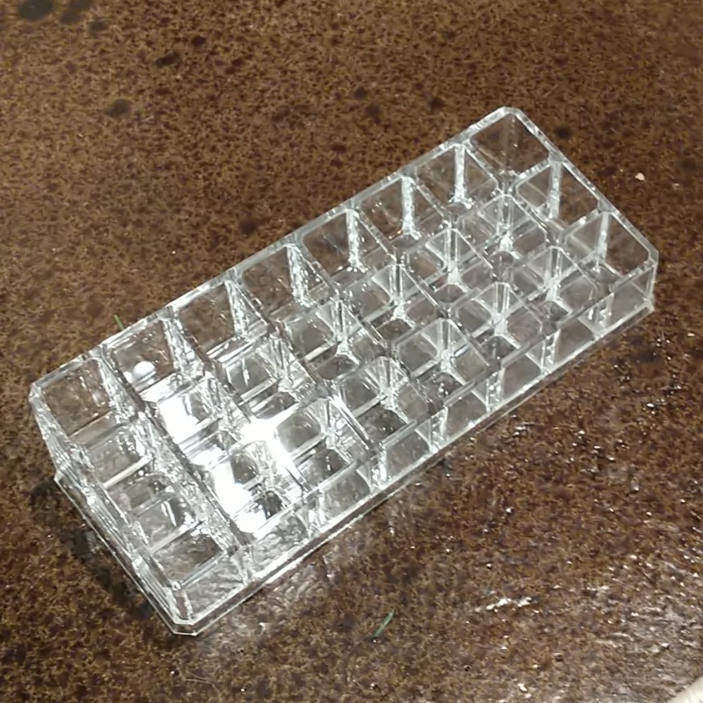 The Container Store lipstick organizer
